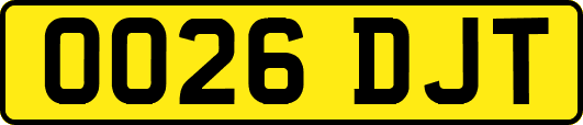 OO26DJT