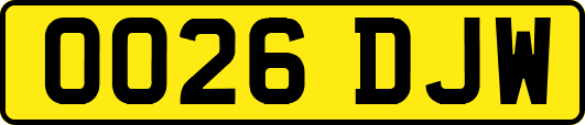 OO26DJW