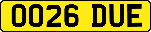 OO26DUE