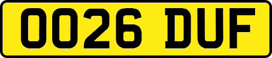 OO26DUF
