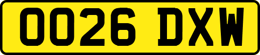 OO26DXW