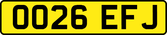 OO26EFJ