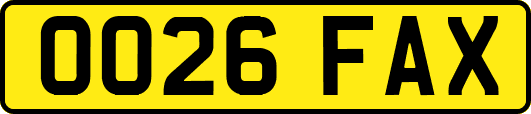 OO26FAX