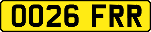 OO26FRR
