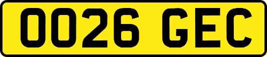 OO26GEC