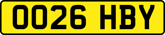 OO26HBY