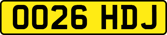 OO26HDJ