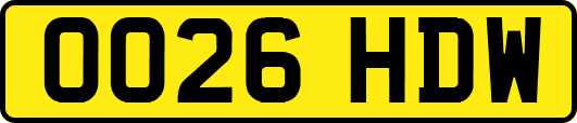 OO26HDW