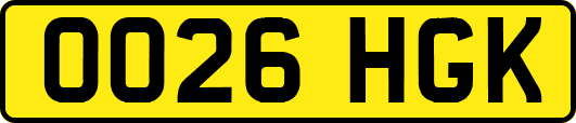 OO26HGK