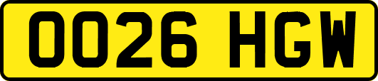 OO26HGW