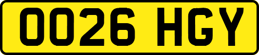 OO26HGY