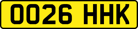 OO26HHK