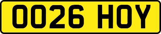 OO26HOY