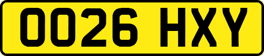 OO26HXY