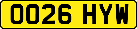 OO26HYW