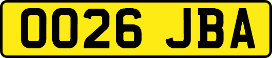 OO26JBA