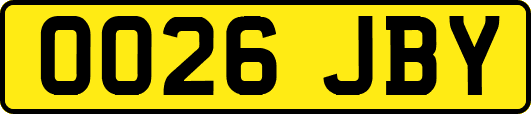 OO26JBY