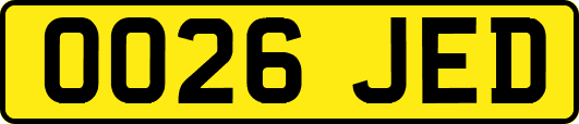 OO26JED