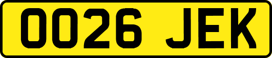 OO26JEK