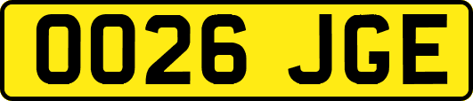 OO26JGE
