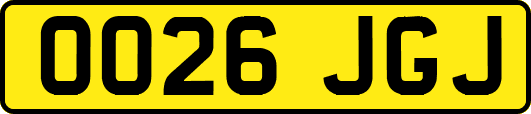 OO26JGJ