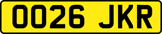 OO26JKR