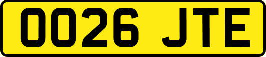 OO26JTE