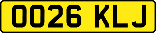 OO26KLJ