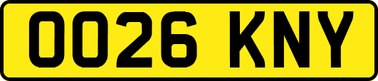 OO26KNY