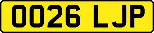 OO26LJP