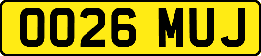 OO26MUJ