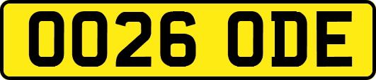 OO26ODE