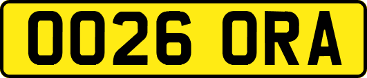 OO26ORA
