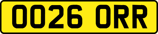 OO26ORR
