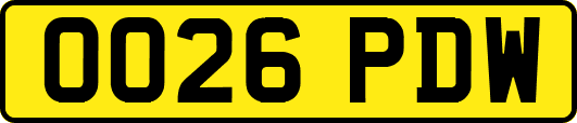 OO26PDW