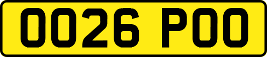 OO26POO