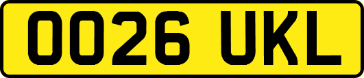 OO26UKL