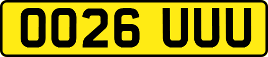 OO26UUU