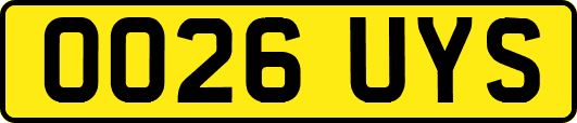 OO26UYS