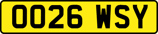 OO26WSY