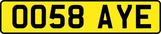 OO58AYE