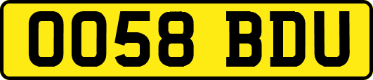 OO58BDU