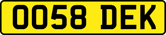 OO58DEK