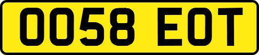 OO58EOT