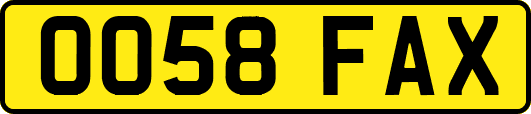 OO58FAX