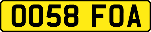 OO58FOA