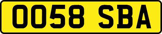 OO58SBA