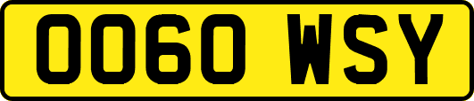 OO60WSY