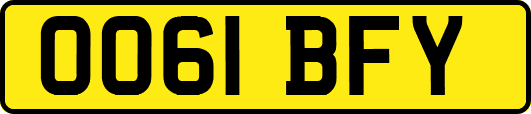 OO61BFY