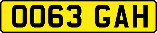 OO63GAH